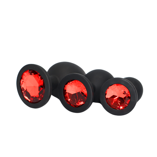 Silicone Red Anal Plug