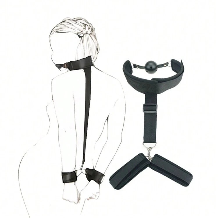 Bondage Mouth and hands